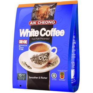 马来西亚进口益昌老街白咖啡速溶二合一无蔗糖咖啡粉450g两袋组合