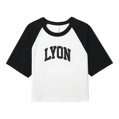 ITWITTHLOVE插肩袖短袖T恤