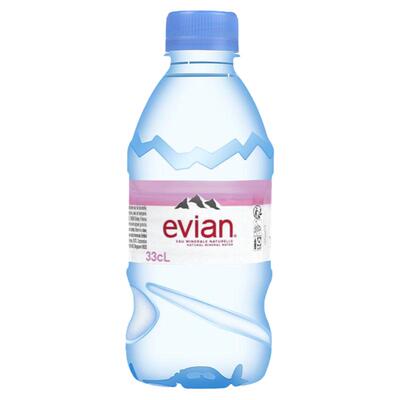 evian依云天然矿泉水330ml整箱