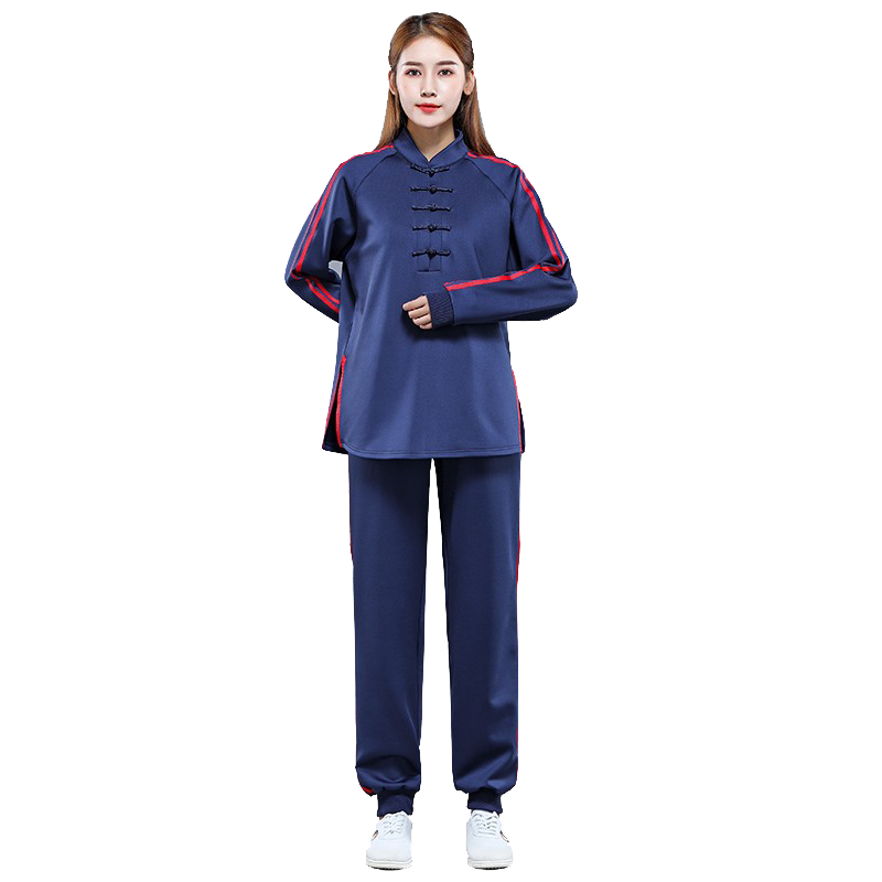 女男太极拳练功加绒比赛服