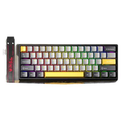 狼蛛磁轴键盘WIN68/WIN60HE磁轴客制化FPS无畏契约有线电竞游戏