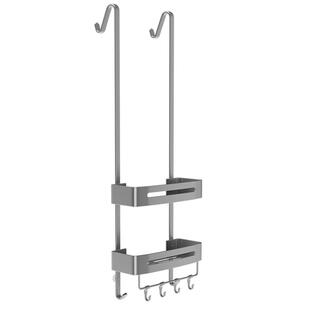 浴室置物架卫生间玻璃门挂架收纳厕所架子毛巾架淋浴房挂篮悬挂式