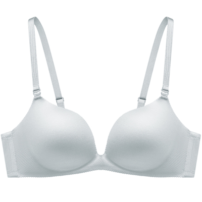 曼妮芬小波芽无钢圈文胸小女士夏季软支撑无痕凉感内衣 新月杯