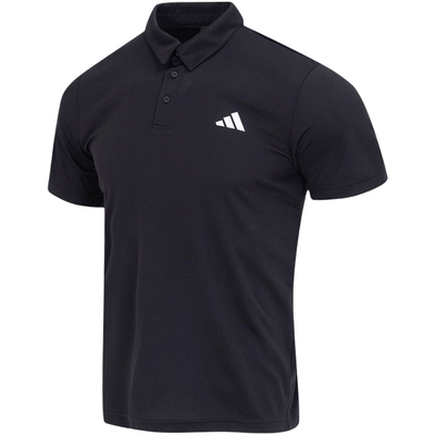 adidas阿迪达斯男子黑色POLO衫春季户外都市短袖商务T恤HR8730