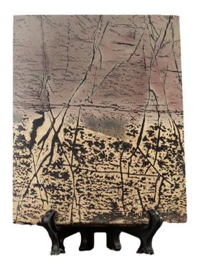 草花石装饰中式客厅书桌茶桌杯垫