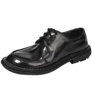 DREAMBOX钧博vibram轻便透气水洗马皮秋冬商务男鞋手工英伦小皮鞋