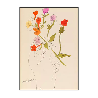 安迪沃霍尔AndyWarhol装饰画美国当代艺术家波普抽象花卉香蕉挂画
