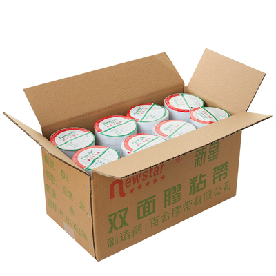 整箱学生儿童手撕办公双面胶带