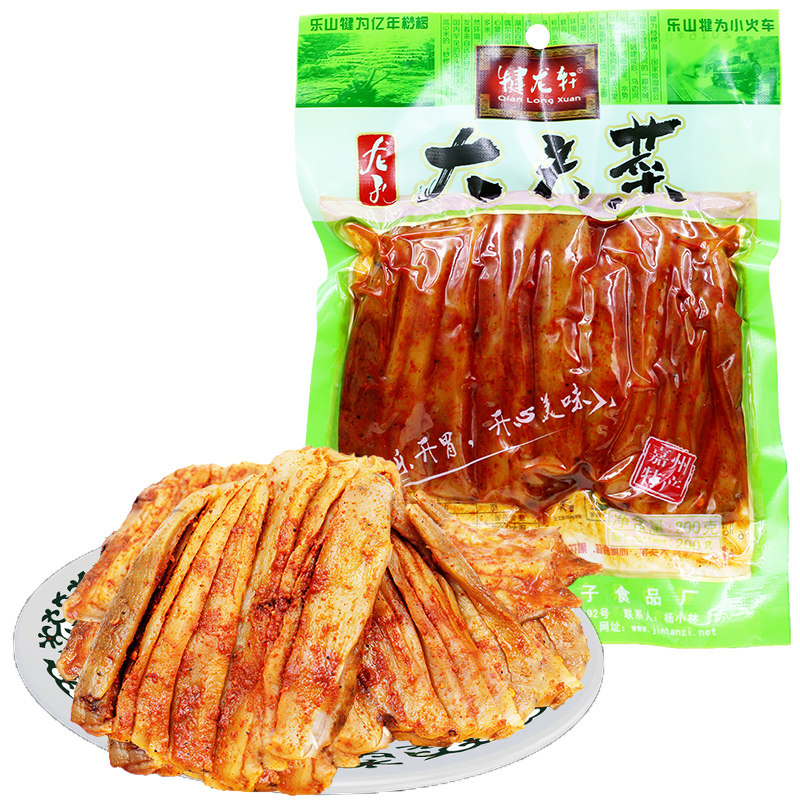 犍龙轩手撕新鲜麻辣大头菜