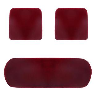 汽车坐垫冬季毛绒单片座椅车载座垫子后排短毛绒四季通用兔毛羊毛