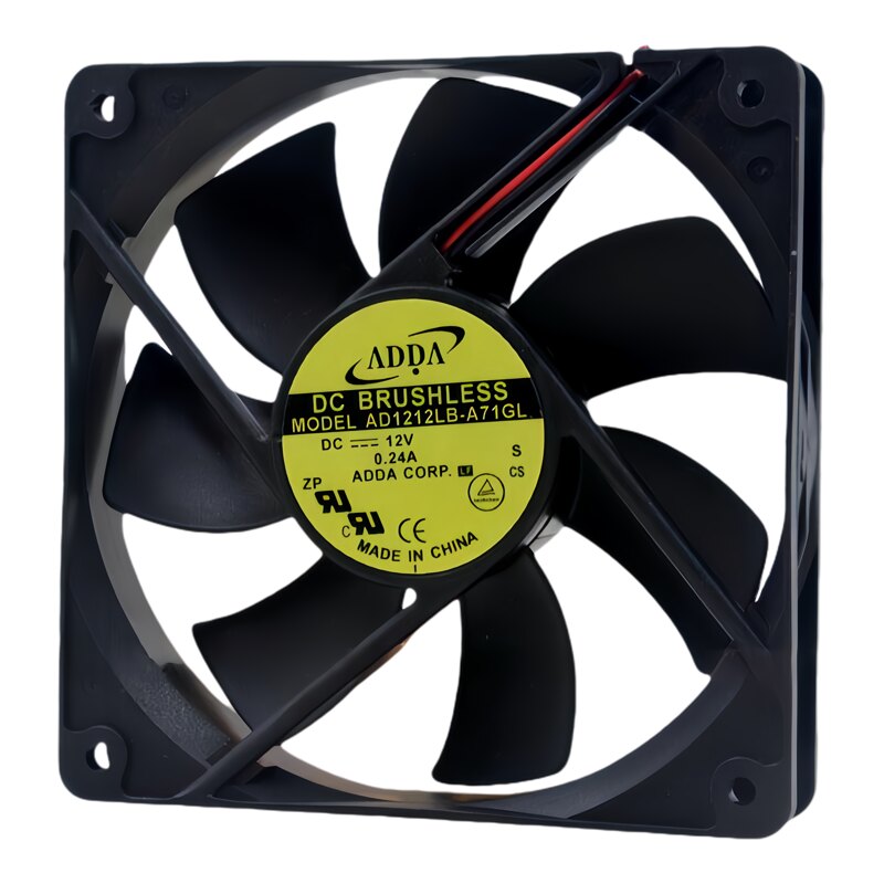 全新ADDA机箱电源静音 散热风扇 AD1212LB-A71GL 12V 0.24A 12025