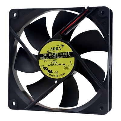 全新ADDA机箱电源静音 散热风扇 AD1212LB-A71GL 12V 0.24A 12025