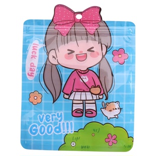 盲盒自封袋卡通可爱糖果零食袋儿童玩具手办盲盒包装袋少女礼物袋