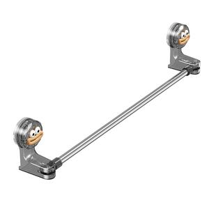 浴室吸盘拖鞋架卫生间免打孔壁挂式厕所门后放鞋子收纳神器沥水架