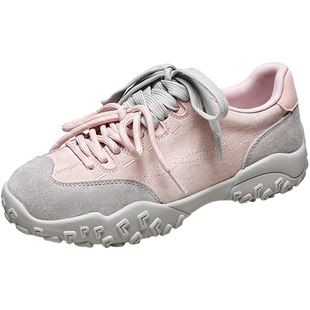 意尔康女鞋2026春季新款复古运动休闲软底德训鞋低帮单鞋巨好看