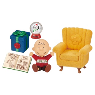 现货rement史努比之夜圣诞节收藏微缩场景精细模型潮玩摆件盲盒