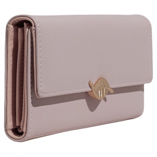 日本米拉MUL女士长款钱包2026新款小清新多卡位卡包大容量手拿包