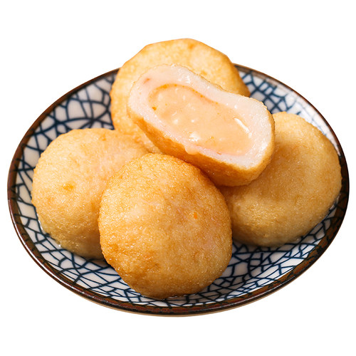 台湾耀集龙虾沙拉宝风味球6个装海鲜火锅丸子沙拉虾味堡餐厅商用