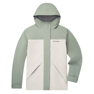 Columbia哥伦比亚冲锋衣女25户外防水舒适连帽外套拉链夹克XR1784