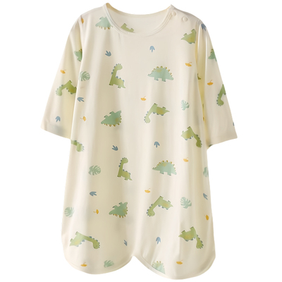 婴儿睡袍夏季薄款睡衣四季通用