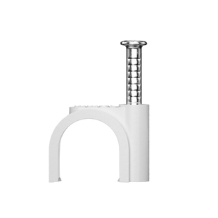 光纤线网线电话线电视线圆形钢钉线卡 4 5 6 8 10mm电线墙钉固定