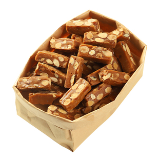 一口就爱上！海盐杏仁太妃糖 法式巴旦木扁桃仁焦糖坚果零食糖果