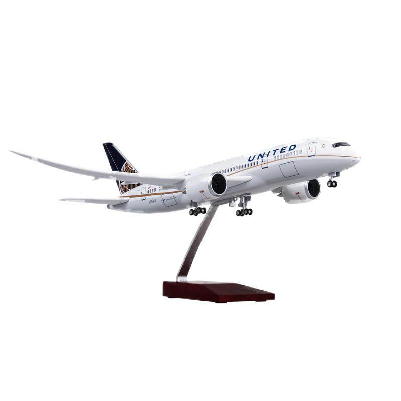 美国联合航空飞机模型787礼物
