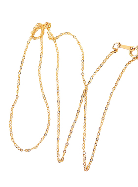 14K金时尚款O字万能链直针链颈链