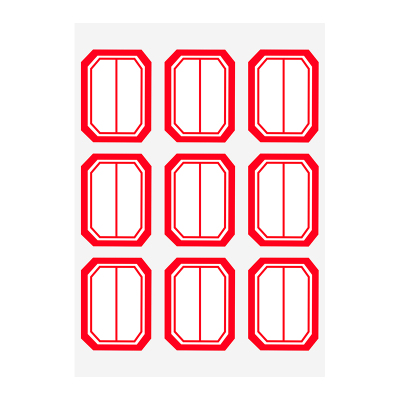 晨光标签贴纸不干胶便签贴防水