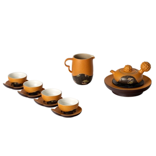 万仟堂龙年茶具套装2023新款家用轻奢高档功夫茶具套装龙珠开运