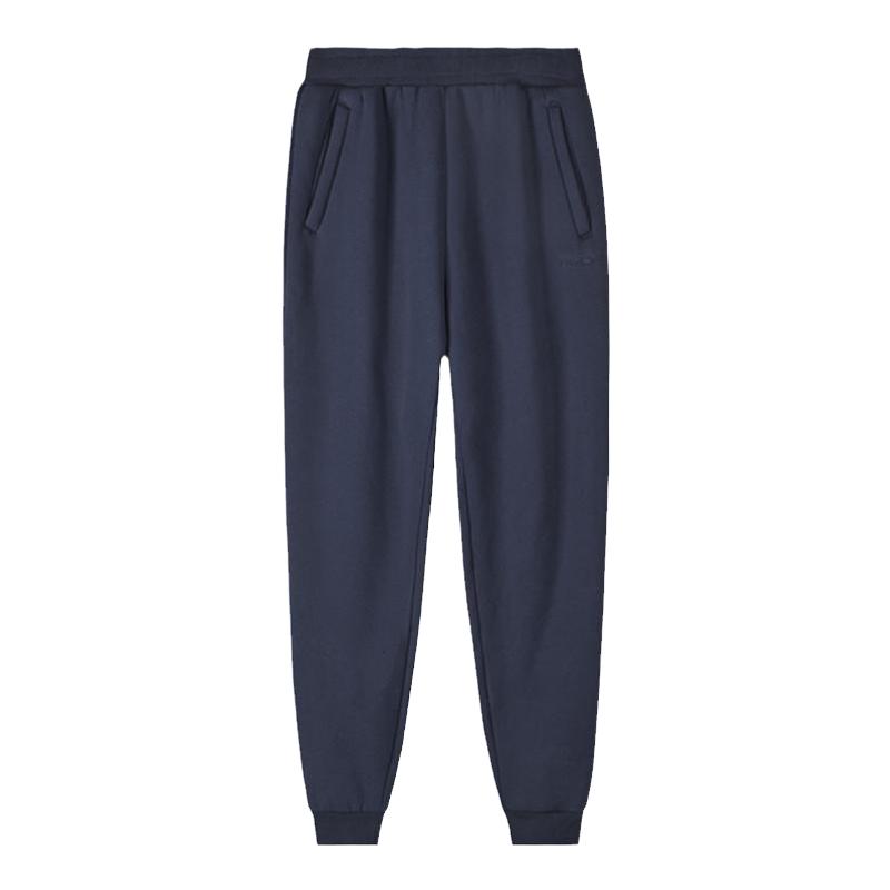 骆驼羊羔绒运动裤男士秋冬季裤子加绒加厚束脚长裤保暖休闲卫裤女