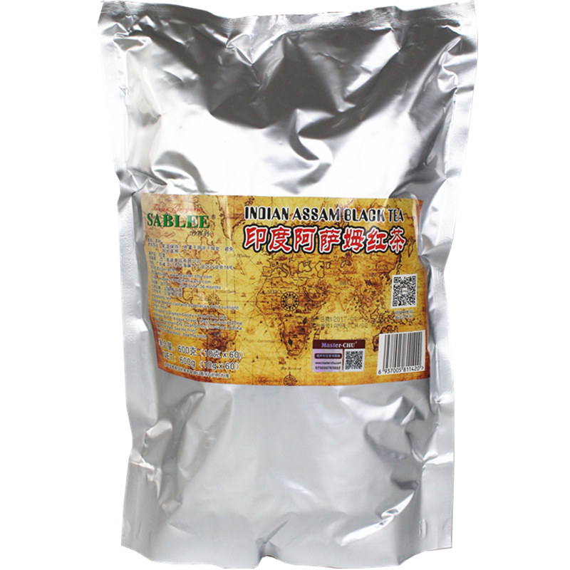 沙布列印度阿萨姆红茶包600g袋装进口茶叶颗粒奶茶店专用原料热泡