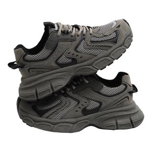 环球老爹鞋女鞋冬季加绒厚底增高网面轻便舒适银色女款休闲运动鞋