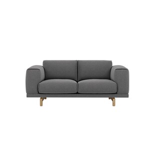 [现货] 进口MUUTO REST系列家用办公客厅布艺双人三人沙发及脚蹬