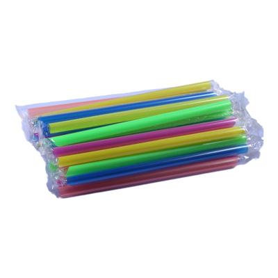 5000只一次性贡茶珍珠奶茶透明粗吸管独立装波霸黑大吸管1.2*23cm