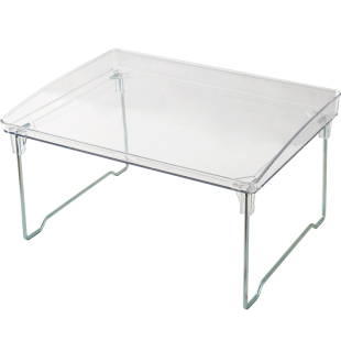 亚克力透明桌面简易收纳架宿舍办公室化妆品护肤品书本杂物置物架