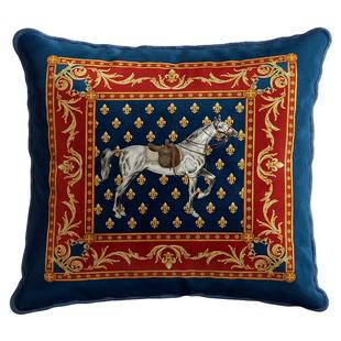 范居态度御骥瑞马迎财沙发抱枕客厅马年红色节日高级感结婚礼靠枕