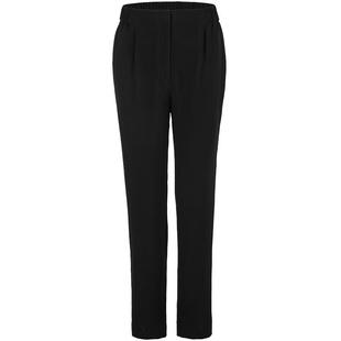 名师路裤子女休闲裤小脚裤早春新款女装铅笔裤黑色微弹长裤