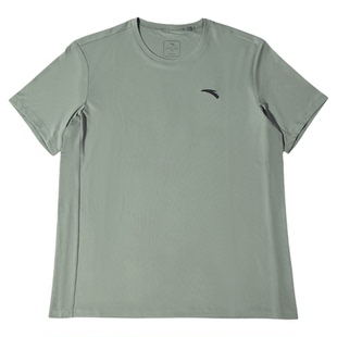 安踏速干冰丝运动短袖t恤男2026春季新透气官方正品宽松爸爸上衣