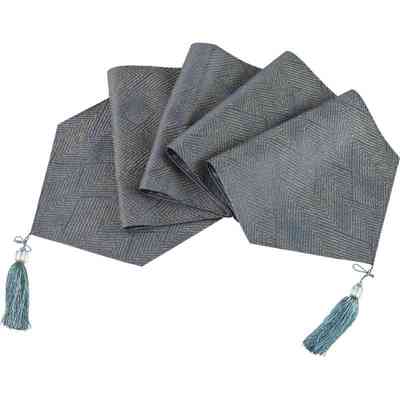 桌旗现代简约北欧餐桌装饰布长条床旗床尾巾欧式轻奢高端茶几桌布