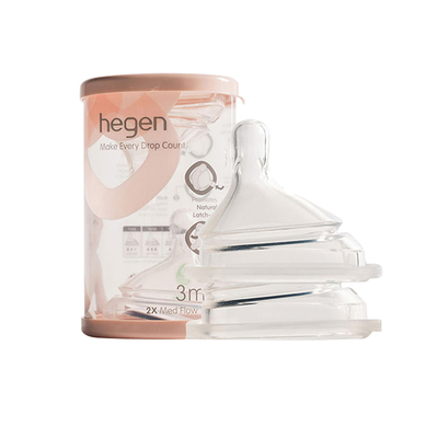 hegen奶嘴原装进口新生婴儿宝宝12三段宽口超软硅胶仿真母乳Y赫根