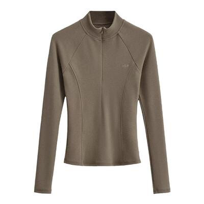 liviahome半拉链内搭打底衫