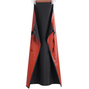 厨房加长软皮超强防油防水围裙男款餐饮水产杀鱼围裙女专用工作服