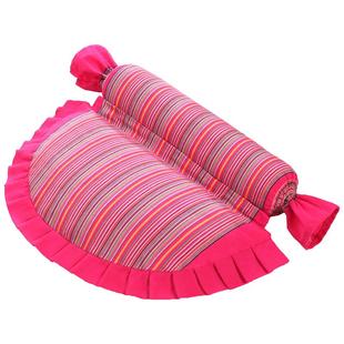 决明子颈椎枕头反弓颈椎专用枕头荞麦劲椎专用睡眠枕成人圆柱枕芯