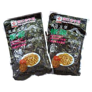 正宗美味浙江斜桥榨菜丝90g海宁特产菜袋装下饭菜5/10/20多省包邮