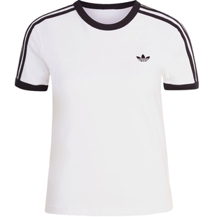 adidas阿迪达斯三叶草女子运动休闲短袖T恤KD3683