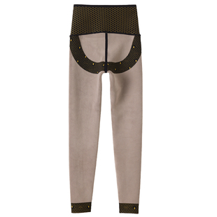 拉链鲨鱼裤女外穿2025新款秋冬加绒排扣收腹提臀裤秋冬瑜伽打底裤