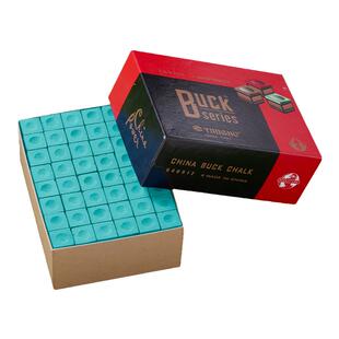 雄鹿3A级buck俱乐部台球杆巧克粉大盒油性枪粉巧粉桌球粉台球用品