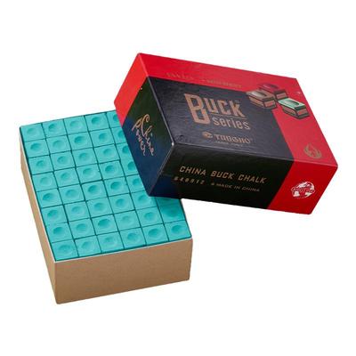 雄鹿3A级buck俱乐部台球杆巧克粉大盒油性枪粉巧粉桌球粉台球用品