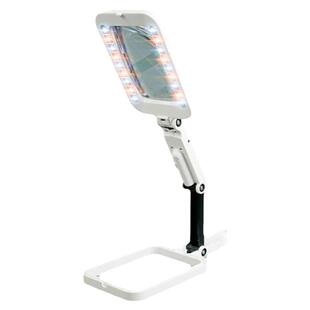 台式放大镜带led灯可插电折叠老人阅读高清维修表用高倍扩大挑刺